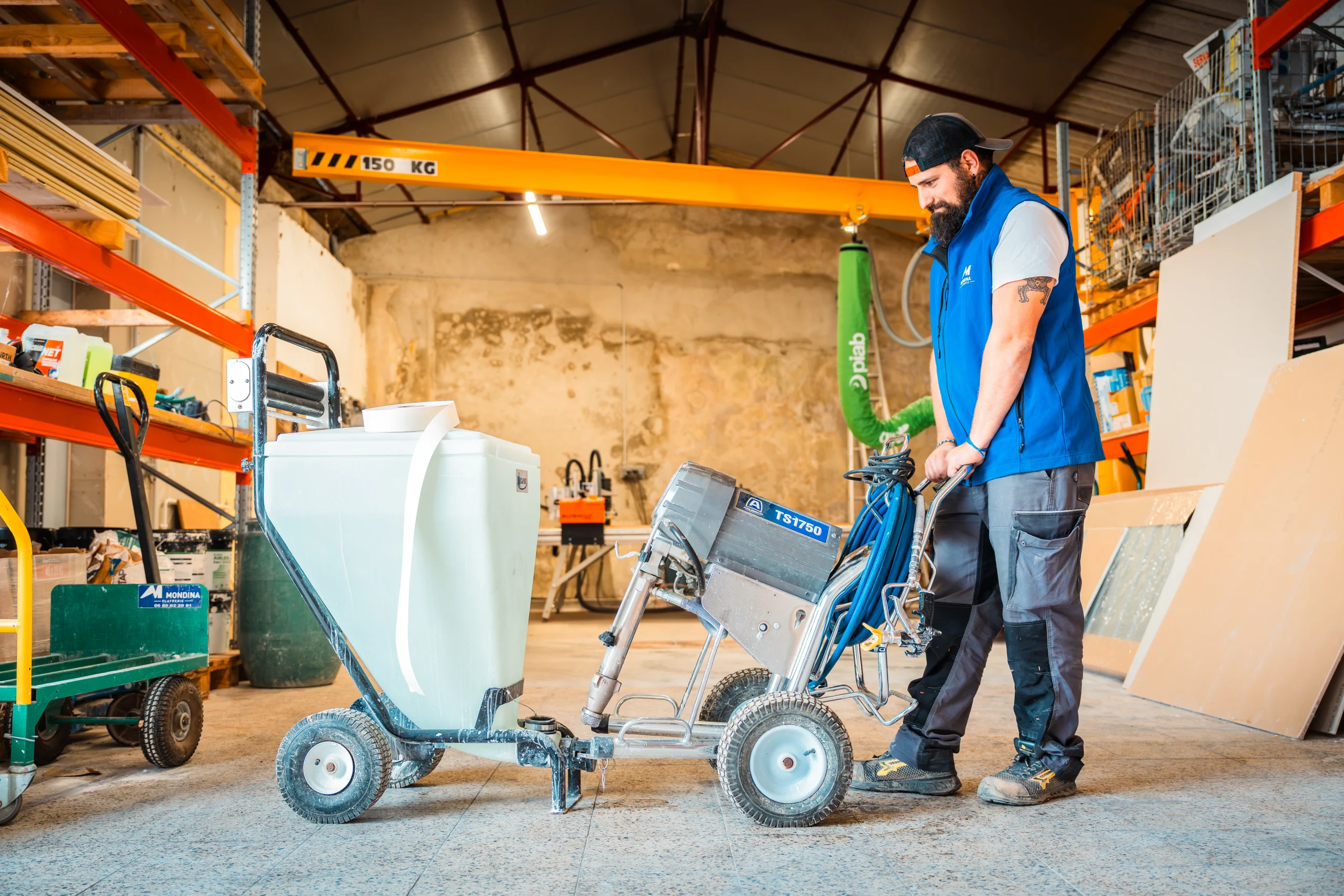 Photo du pulvérisateur d'enduit électrique