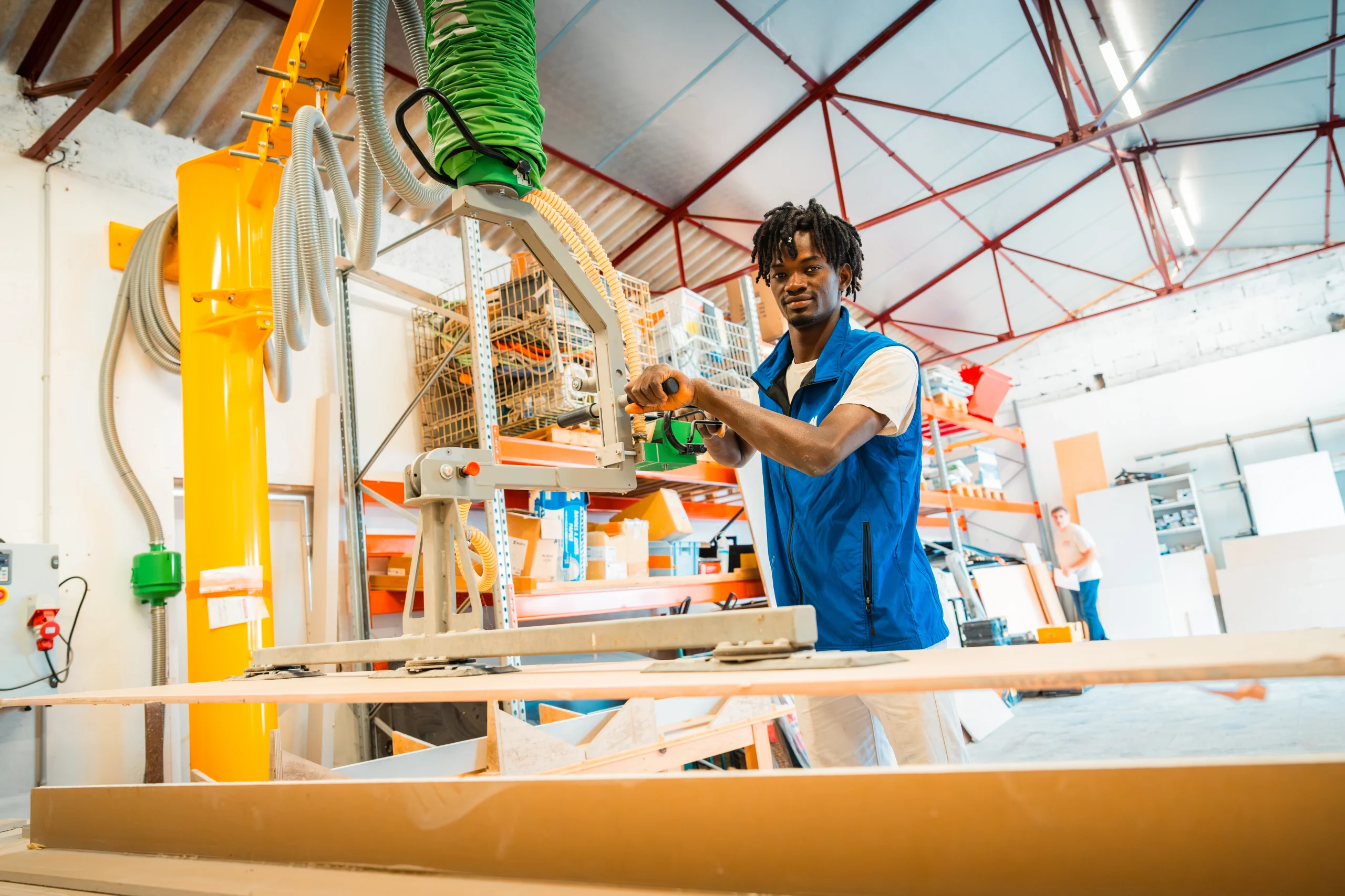 Photo de Mamadou utilisant la potence