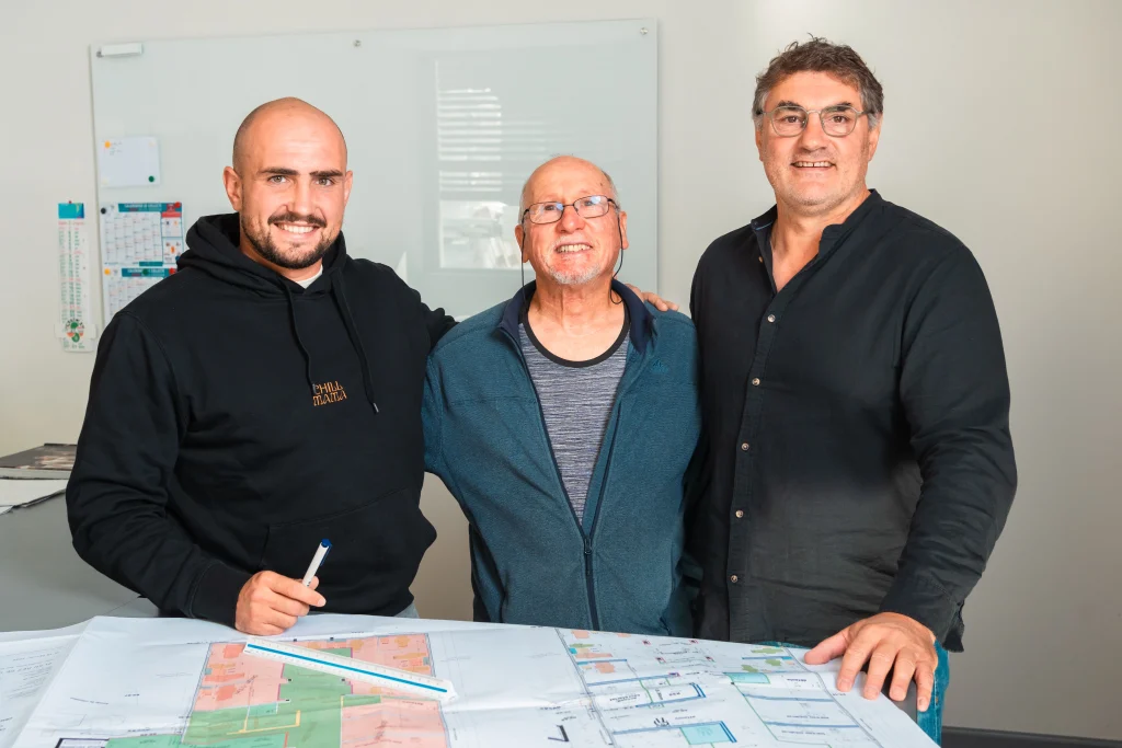 Portrait de Damien, Robert et Pierre